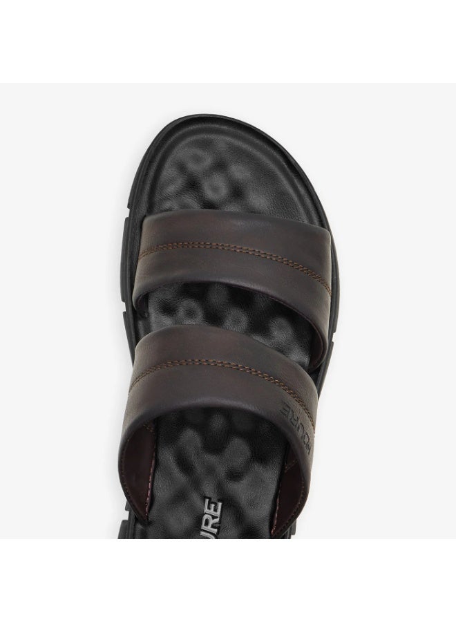 NDURE Men's Double Strap Slide Sandals, Casual Open Toe Slip-On - Image 3