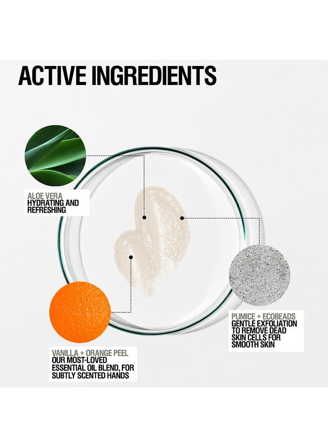 غسول مقشر لليدين، خفاف قشر البرتقال والفانيليا. منظف لطيف ينعم وينشط البشرة (500 مل) - Image 4