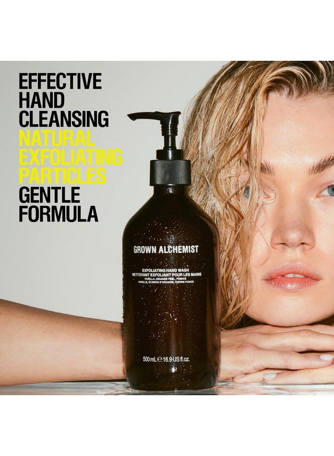 غسول مقشر لليدين، خفاف قشر البرتقال والفانيليا. منظف لطيف ينعم وينشط البشرة (500 مل) - Image 3