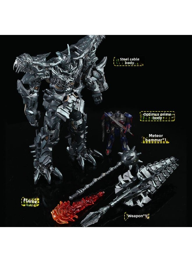 Boy Transfiguration Toy Enlarge Alloy Version Movie SS Twisewire Dinosaur Legendary Warrior Optimus Prime Robot Model-Color:Legendary Warrior - Image 3