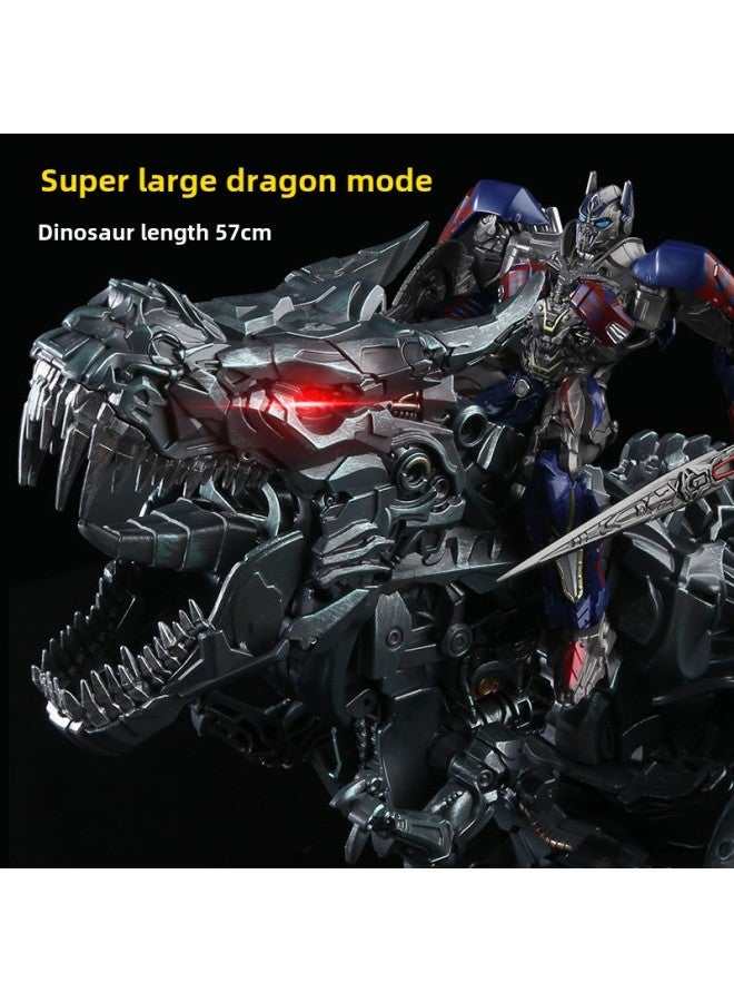 Boy Transfiguration Toy Enlarge Alloy Version Movie SS Twisewire Dinosaur Legendary Warrior Optimus Prime Robot Model-Color:Legendary Warrior - Image 1