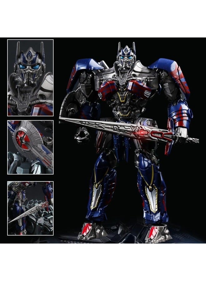 Boy Transfiguration Toy Enlarge Alloy Version Movie SS Twisewire Dinosaur Legendary Warrior Optimus Prime Robot Model-Color:Legendary Warrior - Image 4