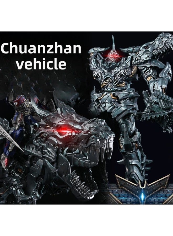 Boy Transfiguration Toy Enlarge Alloy Version Movie SS Twisewire Dinosaur Legendary Warrior Optimus Prime Robot Model-Color:Legendary Warrior - Image 2