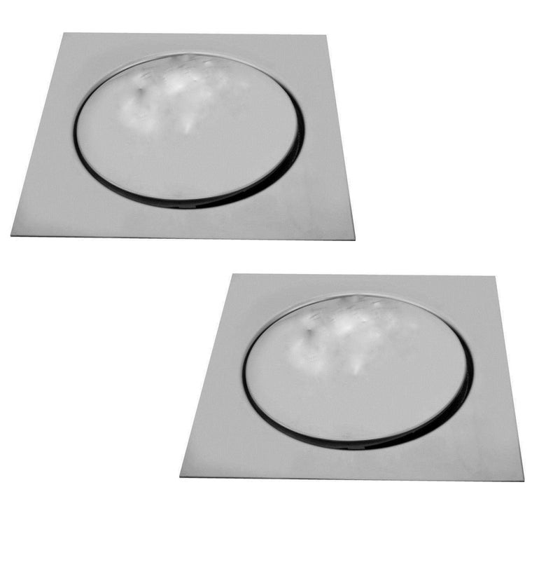 Mawson BFP2W0228 Stainless Steel Popup Floor Drain SilverPack of 2 - Image 1