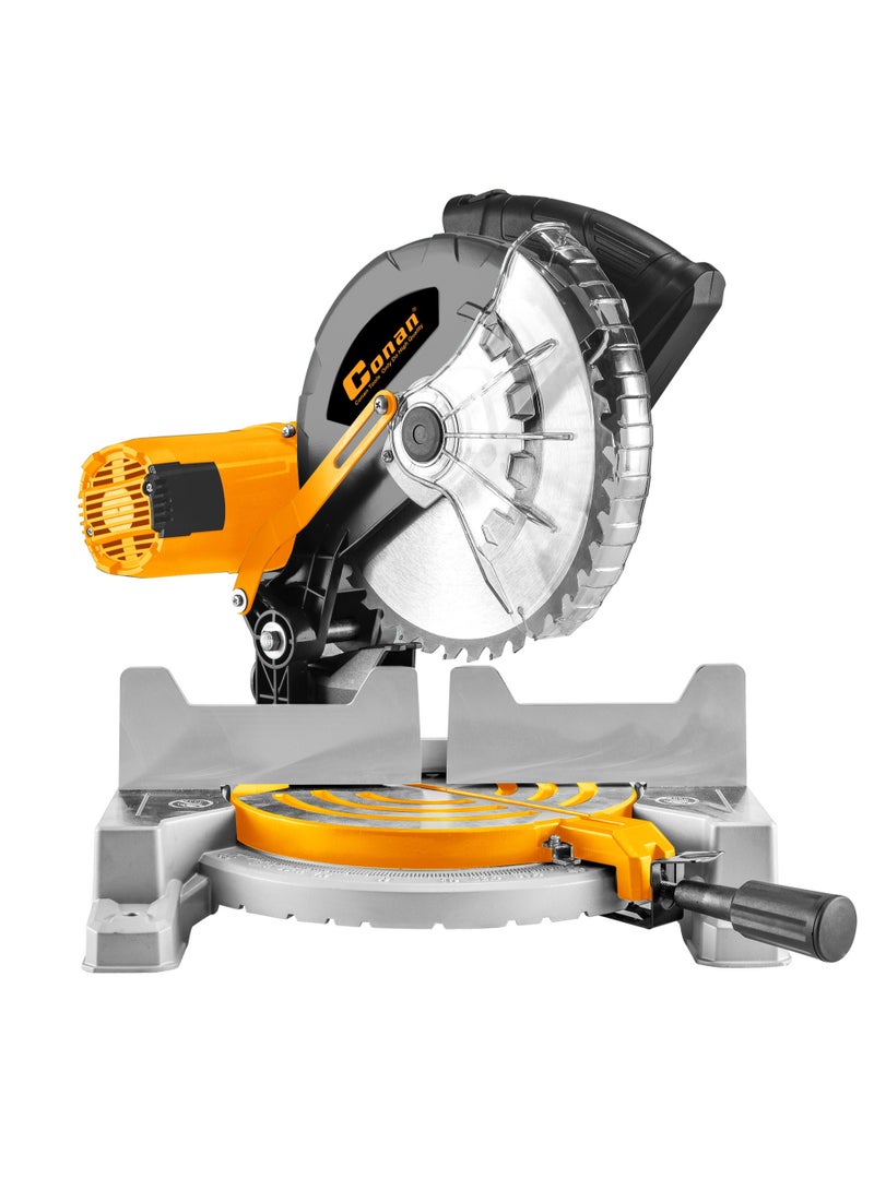 Conan COMS255 10-Inch Professional Miter Saw – 2000W Copper Motor, 6700RPM, Precise Wood Cutting - Image 1
