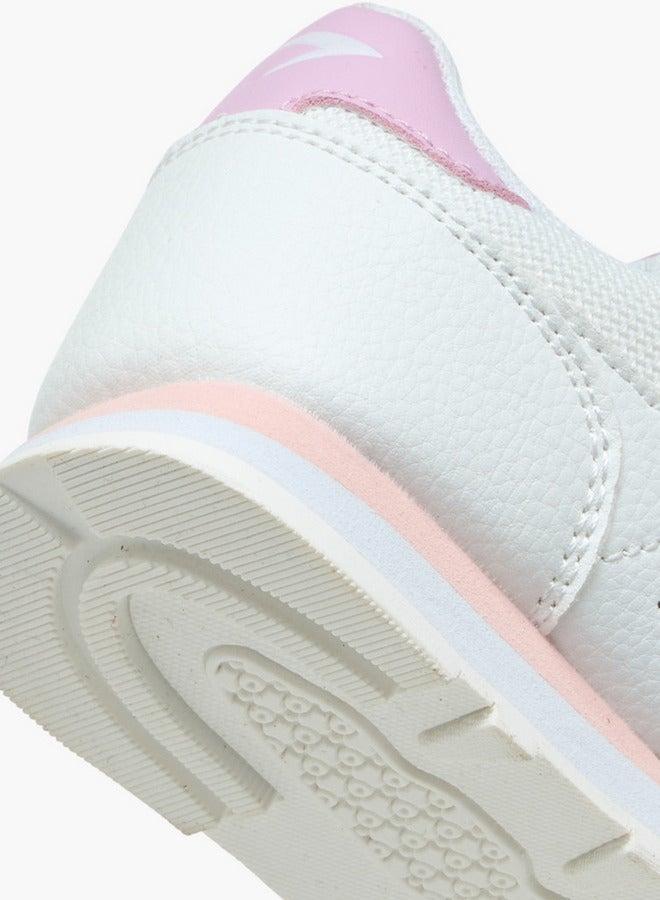 Dash Panelled Sneakers with Hook and Loop Closure - Image 5