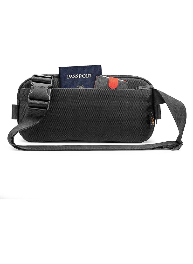 Tomtoc Explorer-T21 Crossbody Bag for Men Women Small Backpack Lightweight Modern Water Resistant Shoulder Bag for Hiking Travel Work Gym Sports  - Image 2