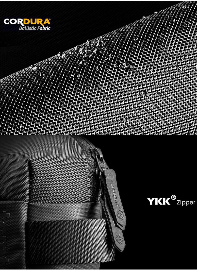 Tomtoc Explorer-T21 Crossbody Bag for Men Women Small Backpack Lightweight Modern Water Resistant Shoulder Bag for Hiking Travel Work Gym Sports  - Image 4
