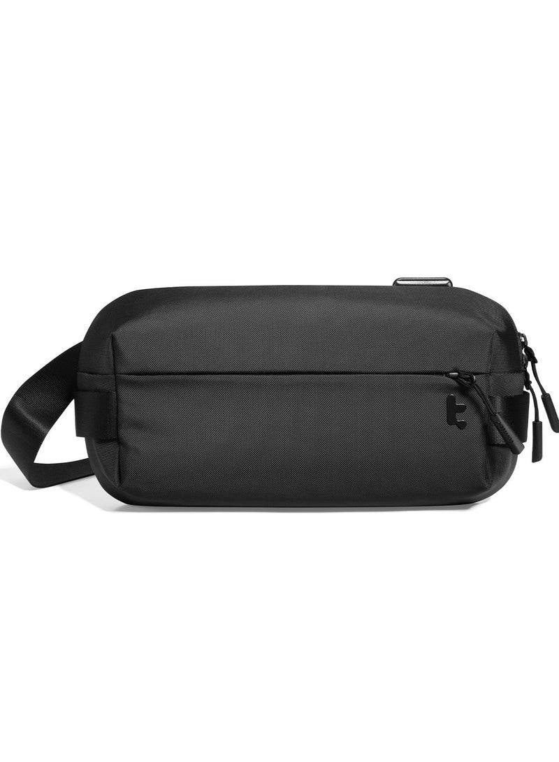 Tomtoc Crossbody Sling Bag 3L Water-Resistant Lightweight Chest Bag Compatible with 8.3” iPad Mini, Nintendo Switch 2 / OLED – TOMTOC Explorer-T21 Small EDC Shoulder Bag for Men & Women Travel Hiking - Image 1