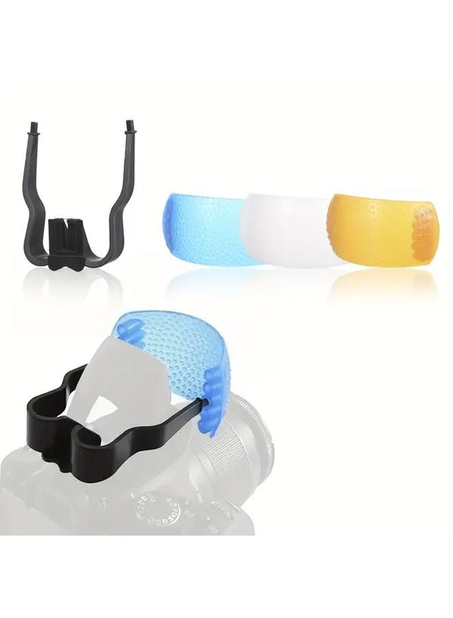 Eonix 3 In 1 Pop Up Flash Diffuser Cover With Bracket For DSLR Cameras - Image 2