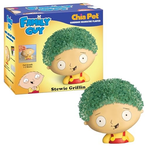 Chia Pet Family Guy - Stewie Griffin with Seed Pack, Decorative Pottery Planter, Easy to Do and Fun to Grow, Novelty Gift, Perfect for Any Occasion - Image 5