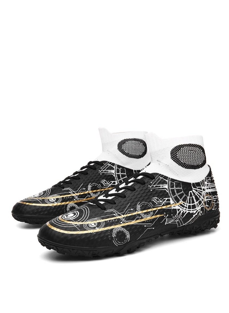 Y&D Football Shoes Male  Broken Nail Primary School Children Mandarin Duck Couple Artificial Grass Sports  - Image 1