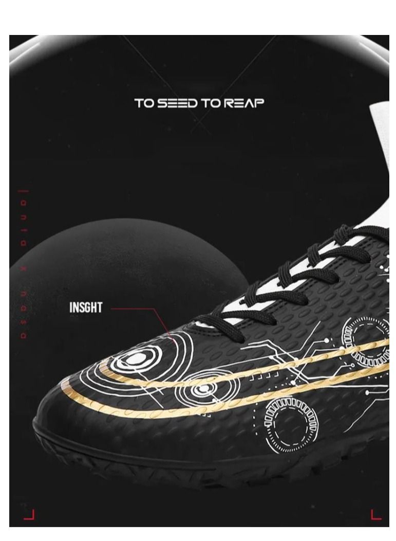 Y&D Football Shoes Male  Broken Nail Primary School Children Mandarin Duck Couple Artificial Grass Sports  - Image 3
