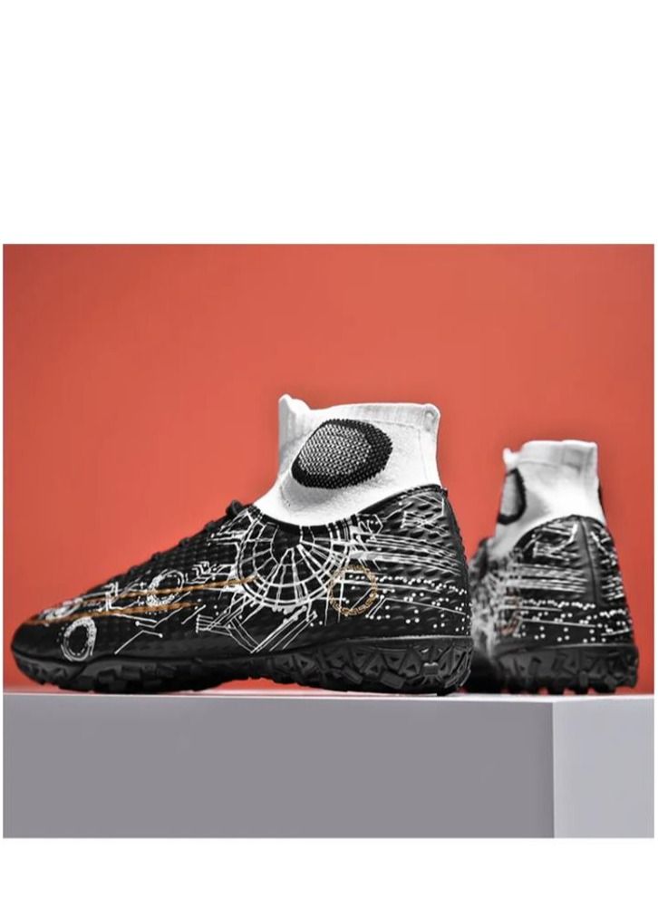 Y&D Football Shoes Male  Broken Nail Primary School Children Mandarin Duck Couple Artificial Grass Sports  - Image 4