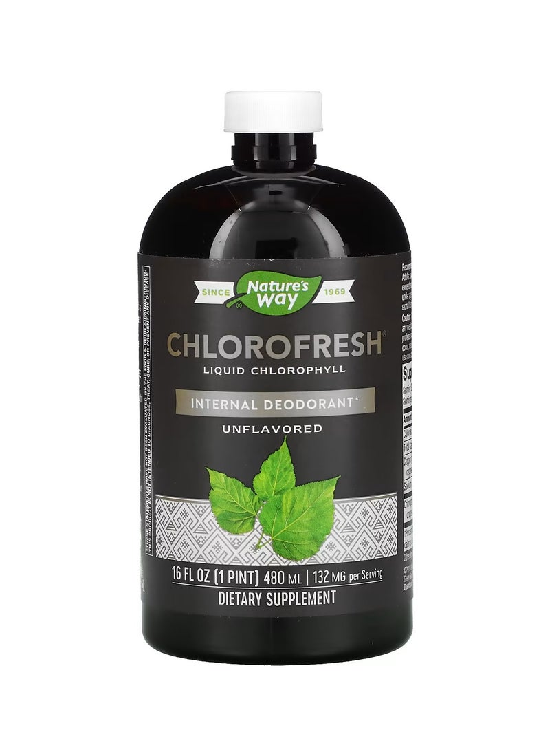 Nature way - Chlorofresh Liquid Chlorophyll Unflavored 480 ml - Image 1