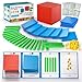 stochastic box Plastic Base Ten Blocks 143 pcs Place Value Blocks Kindergarten Counting Cubes for Kids Math Math Manipulatives for Early Counting Math Toy for 1st Grade - Image 3