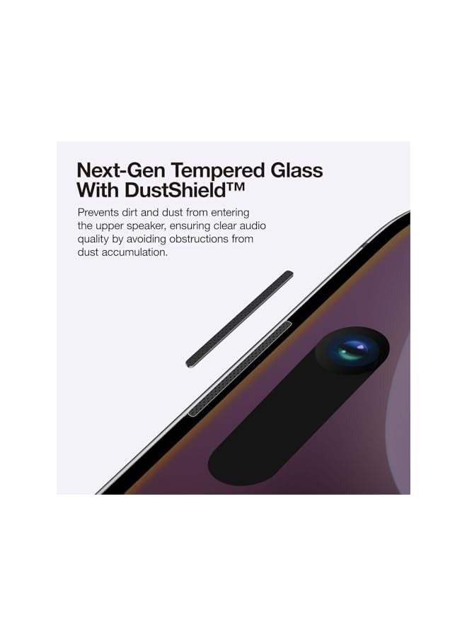 بروماس غطاء كامل من زجاج الخصوصية لهاتف iPhone 16 PRO واقي شاشة من الزجاج المقسى مع صينية سهلة التركيب - [خصوصية 28 درجة 2.75D] - Image 2