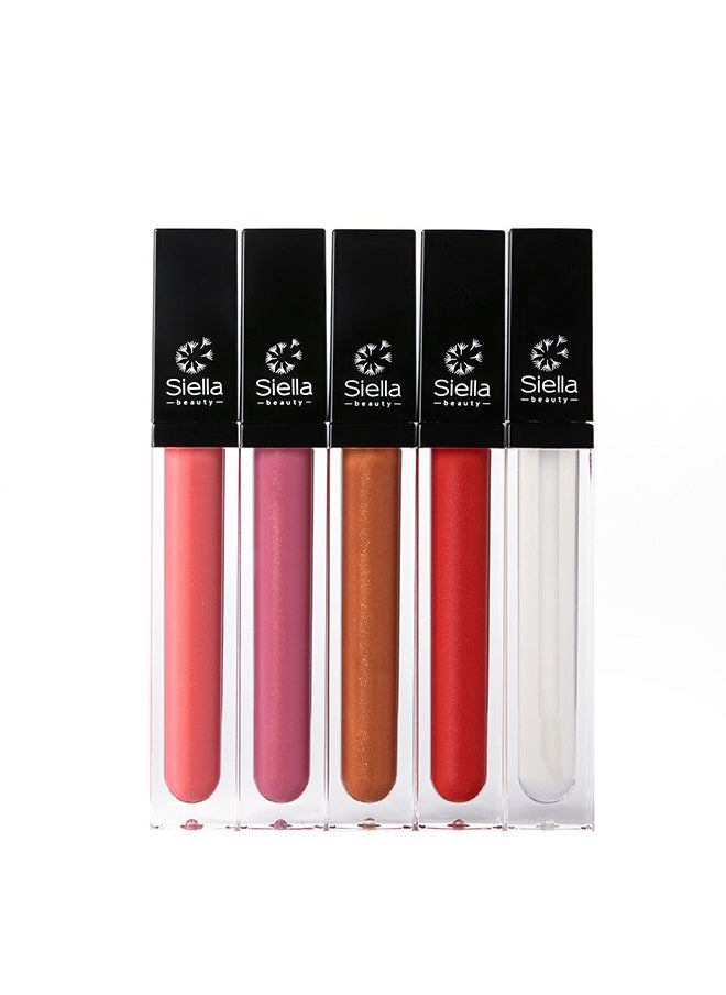 Siella Beauty - Candy Lip Hydrating Gloss For Soft & Dewy Lips Enriched With Organic Shea Butter Organic Pistachio Butter & Passionfruit Seed Oil  Made In Italy - Image 1