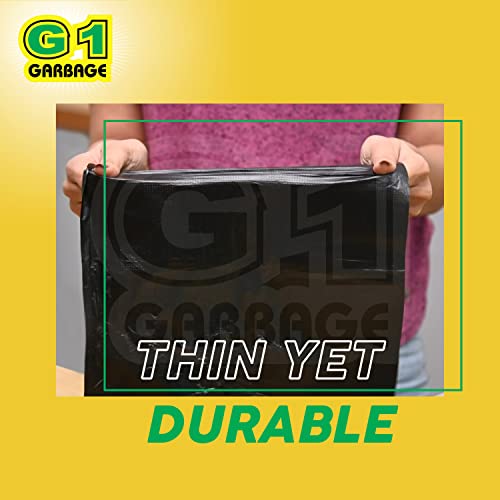 G1 G 1 Garbage Bags/Dustbin Bags/Trash Bags | Jumbo - 30 X 50-2 Pack | Black | For Home Office Parks Hospitals | Combo Packs | - Image 4