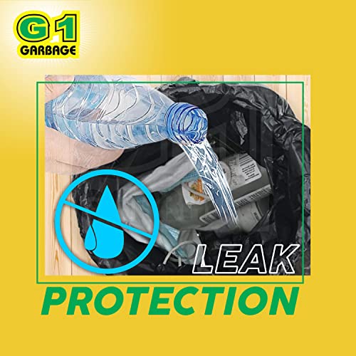 G1 G 1 Garbage Bags/Dustbin Bags/Trash Bags | Jumbo - 30 X 50-2 Pack | Black | For Home Office Parks Hospitals | Combo Packs | - Image 5