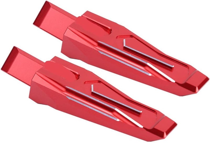 Rear Foot Rests Footpegs Footrest Motorcycle Pedal Compatible with TRK251 TRK502X 150S TNT125 TNT250 302S(Rear Pedal A red) - Image 1