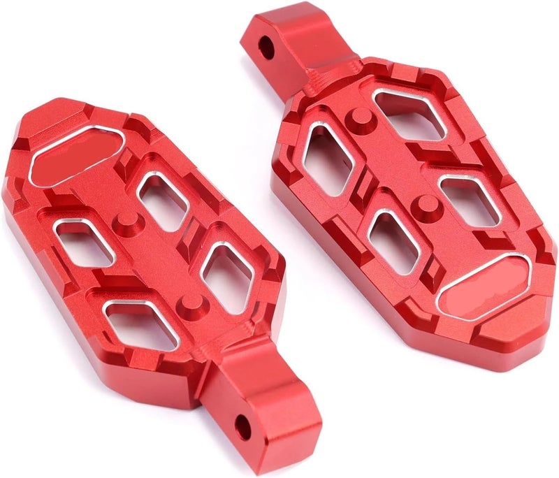Rear Foot Rests Footpegs Footrest Motorcycle Pedal Compatible with TRK251 TRK502X 150S TNT125 TNT250 302S(Rear Pedal A red) - Image 4