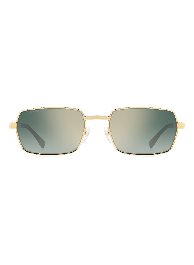 DSQUARED2 D2 0192/S Sunglasses Gold Oval - Image 3