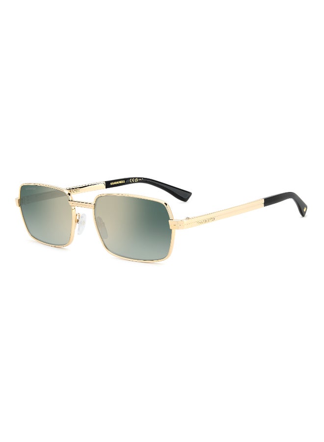 DSQUARED2 D2 0192/S Sunglasses Gold Oval - Image 1