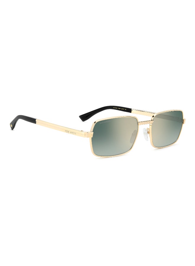 DSQUARED2 D2 0192/S Sunglasses Gold Oval - Image 2