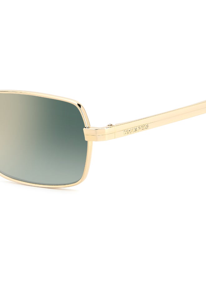 DSQUARED2 D2 0192/S Sunglasses Gold Oval - Image 5
