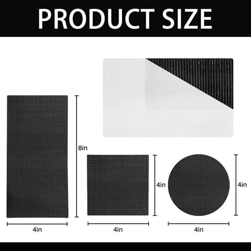 Bezant Self-Adhesive Trampoline Patch Repair Kit 3 Shape Patches Trampoline Repairing Tears or Holes in Trampoline Mats - Image 2
