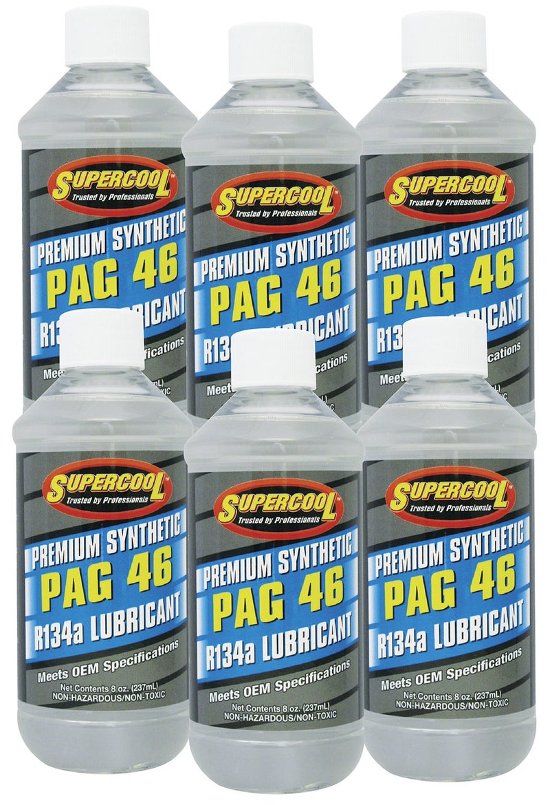 TSI Supercool P46-8-6CP 46 PAG Viscosity Oil, 8 oz, 6 Pack - Image 5