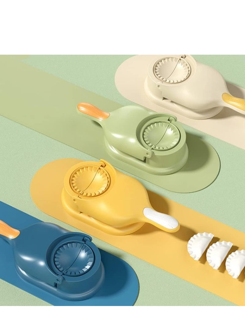 Hihonor - 2 in 1 Dumpling Maker Machine for Adult Kids, Dumpling Skin Maker Dumpling Moulds, Home Manual Dumpling Making Tool, Happy & Easy to Make Dumplings for Family Ngiht - Image 1