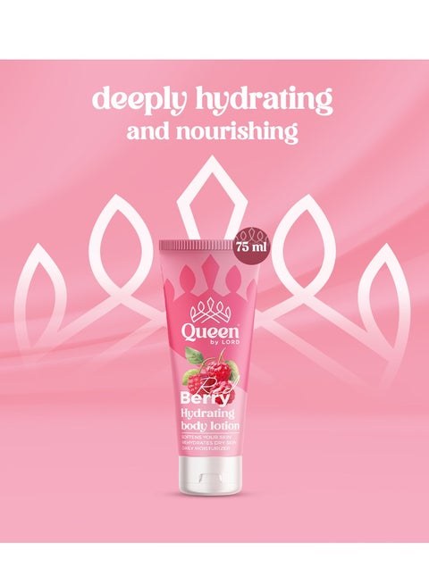 Hydrating Body Lotion With Red Berry Scent (Travel Size) 75ml