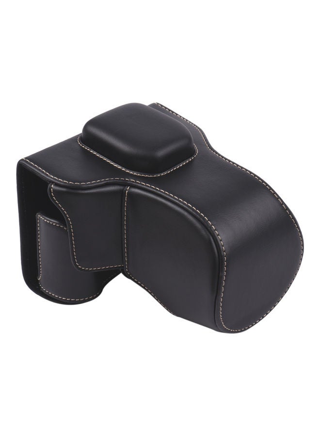 NIBEMINENT Vintage Camera Case With Shoulder Strap Black - Image 1