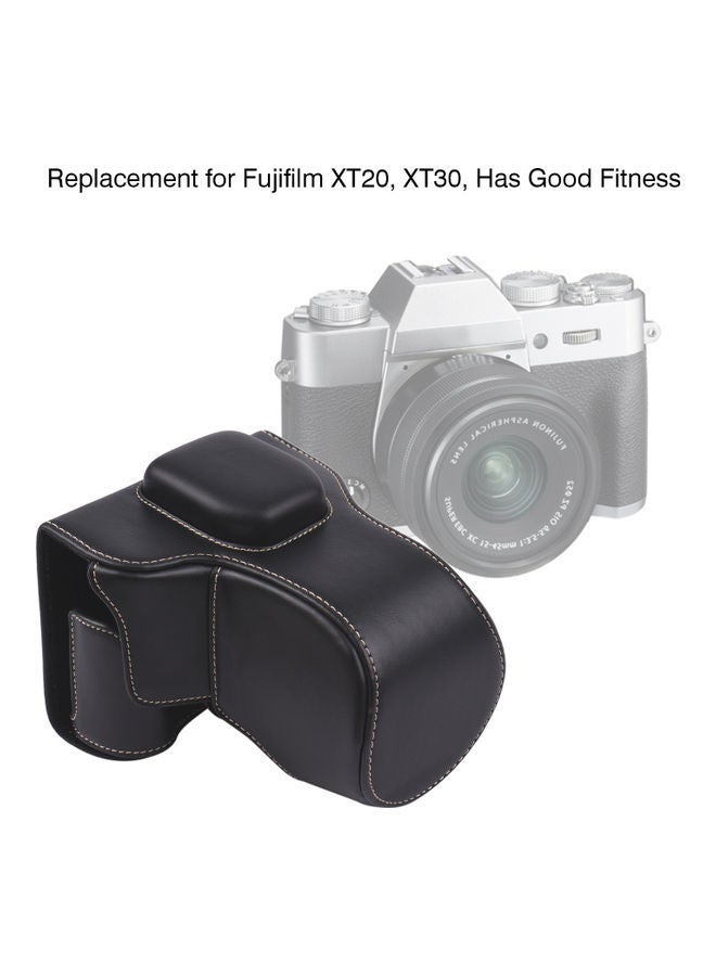 NIBEMINENT Vintage Camera Case With Shoulder Strap Black - Image 4