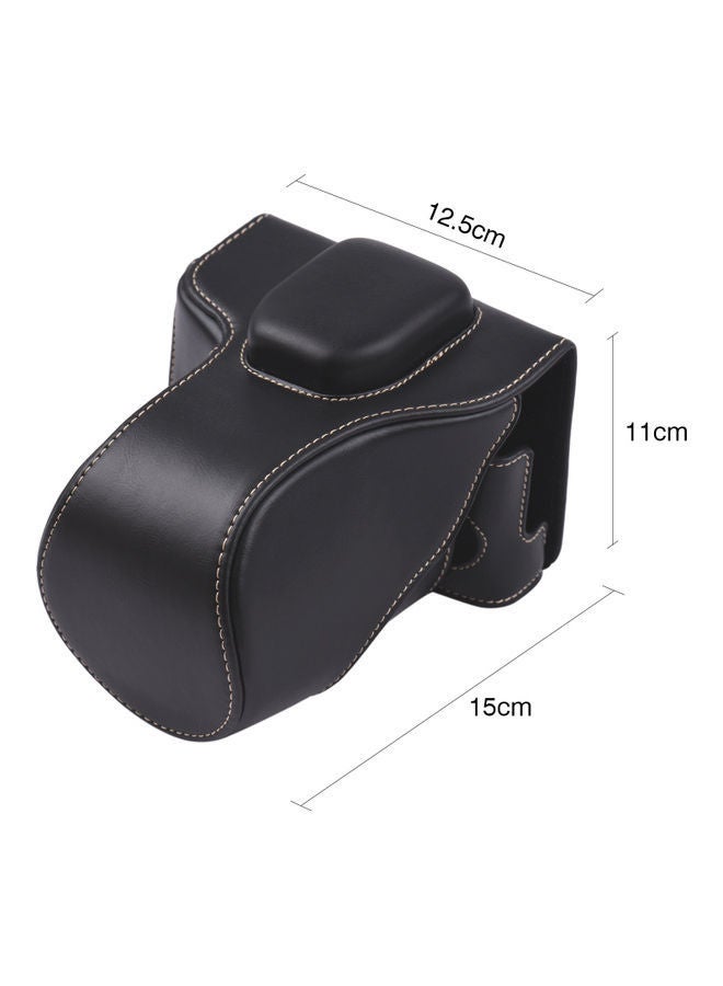 NIBEMINENT Vintage Camera Case With Shoulder Strap Black - Image 5