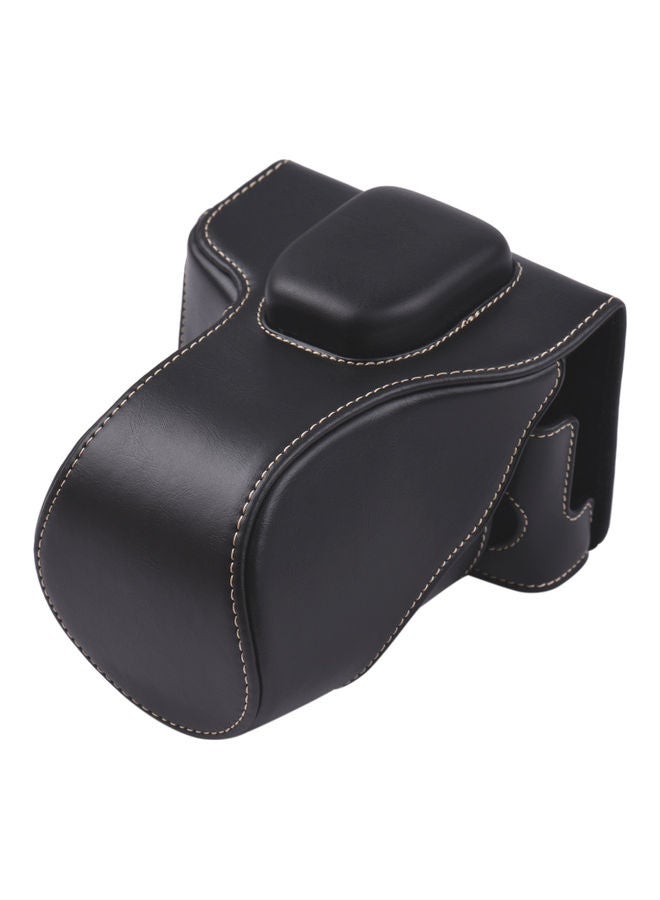 NIBEMINENT Vintage Camera Case With Shoulder Strap Black - Image 2