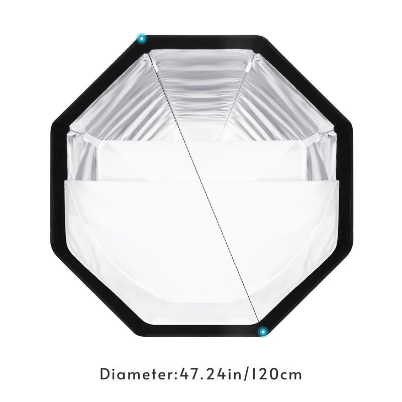 FX Studio Bowens Mount Octa Softbox 120cm - Image 2