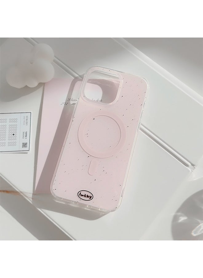 Generic - Double-layer Magnetic Bracket 15promax Mobile Phone Case For AppleFor Iphone13 14 Splash Ink Puppy 16 Original Soft-Color:Double-layer Magnetic Suction Foundation Ink Dot + Chirp Dog Magnetic Stand-Applicable Models:12/12pro(6.1) - Image 1