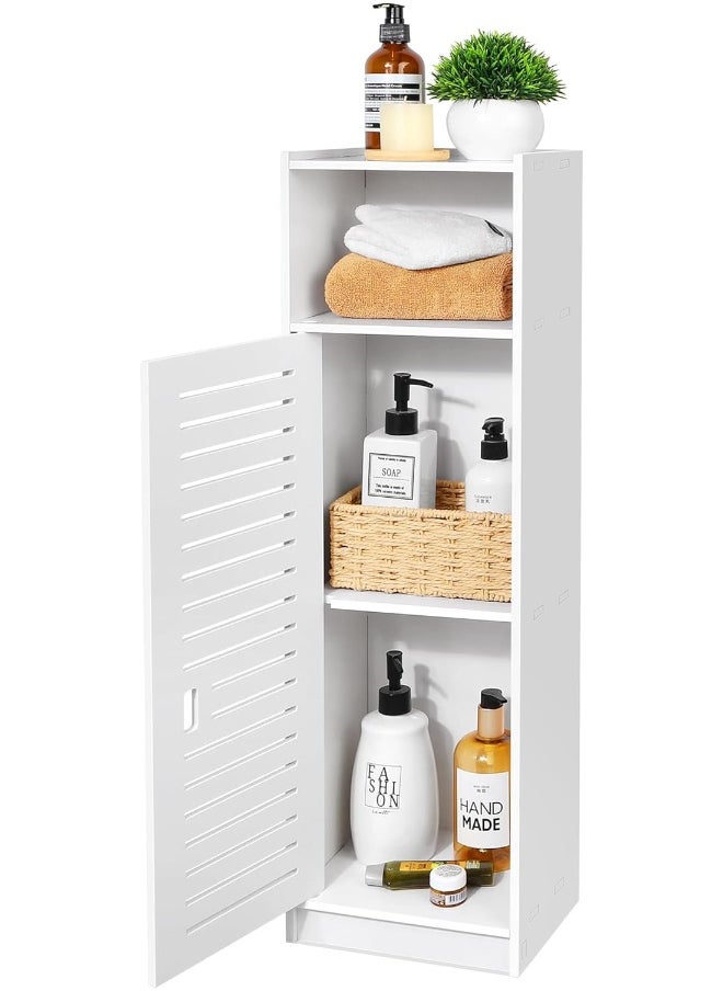 TPGP Waterproof Bathroom Cabinets, Storage Accessories Floor Standing Cabinet for Bathroom, Furniture for Bedroom Kitchen Hallway, Storage Cupboard Unit with Daily use Layer  - Image 1