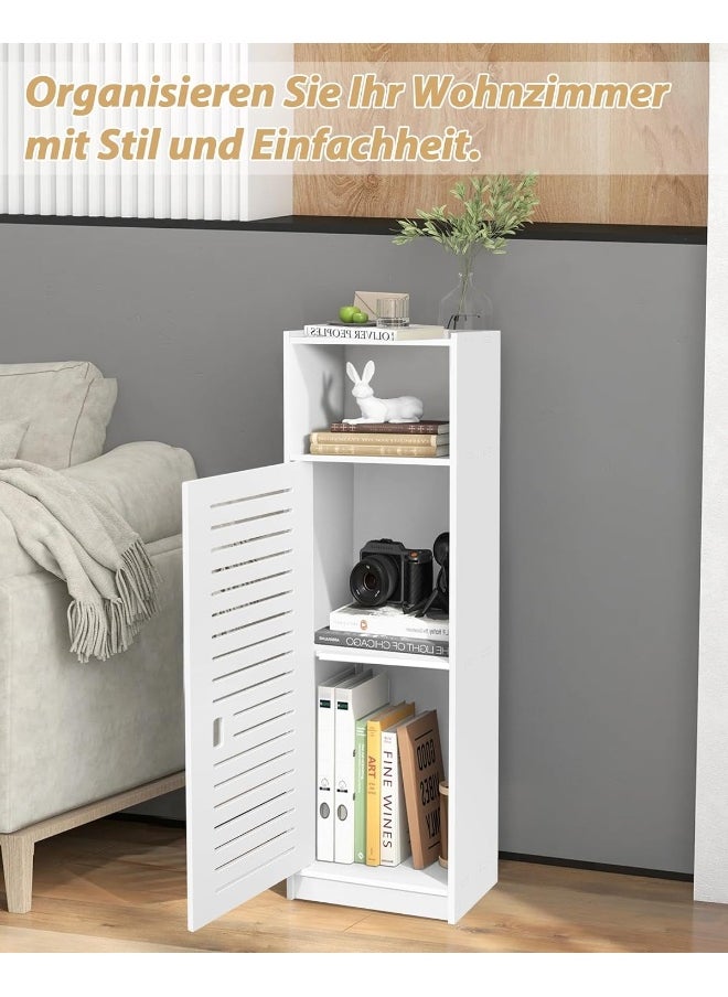 TPGP Waterproof Bathroom Cabinets, Storage Accessories Floor Standing Cabinet for Bathroom, Furniture for Bedroom Kitchen Hallway, Storage Cupboard Unit with Daily use Layer  - Image 5