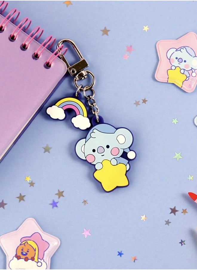 BT21 Dream of Baby Shooky Silicone Keychain  - Image 5