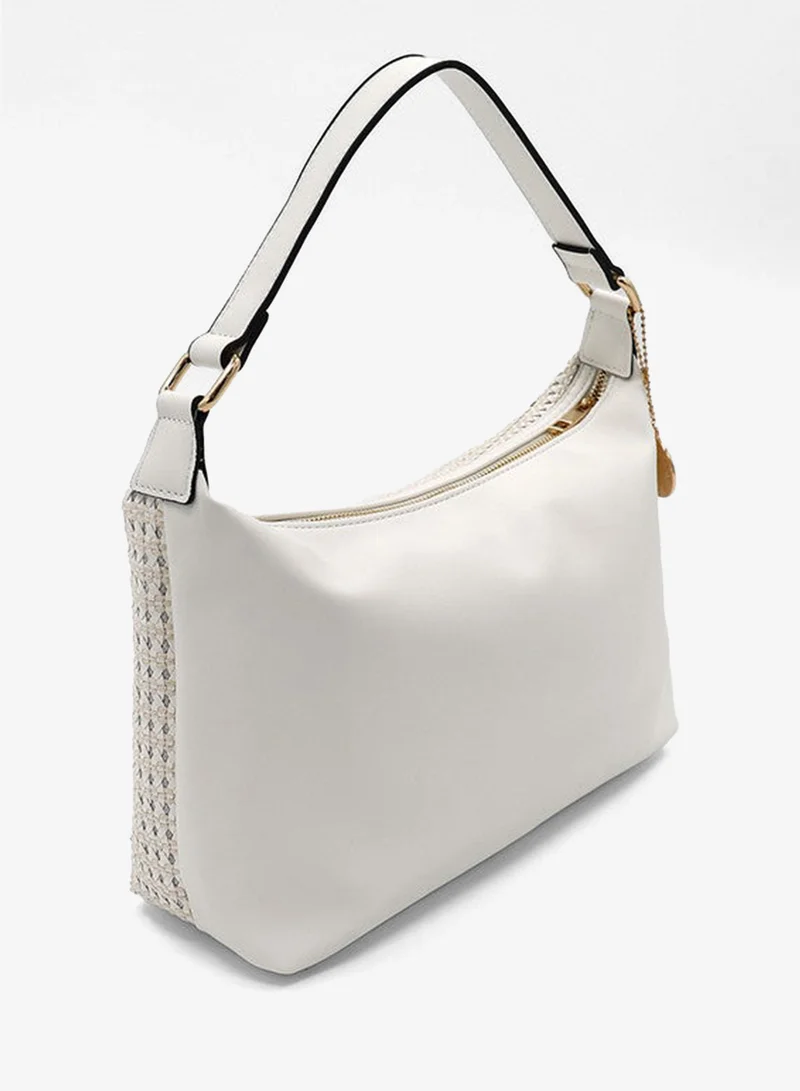 Marina Galanti  Marina Galanti Cheremule Perforated Hobo Bag - White for Women | Best Price UAE