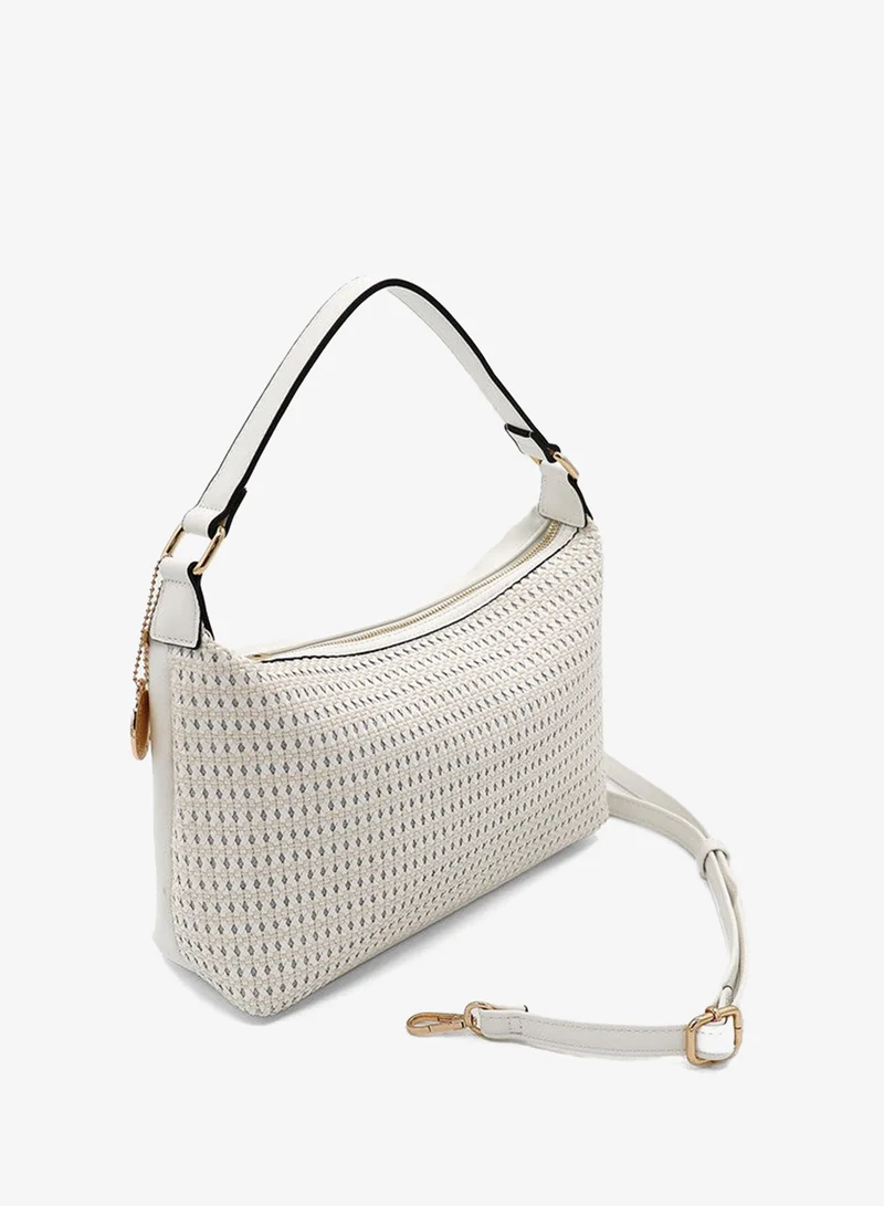 Marina Galanti  Marina Galanti Cheremule Perforated Hobo Bag - White for Women | Best Price UAE