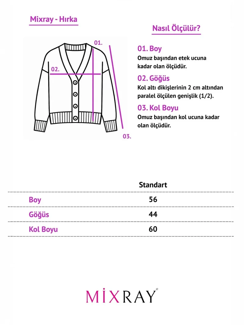 MixRay MIXRAY Frilly Ribbed Knit Cardigan