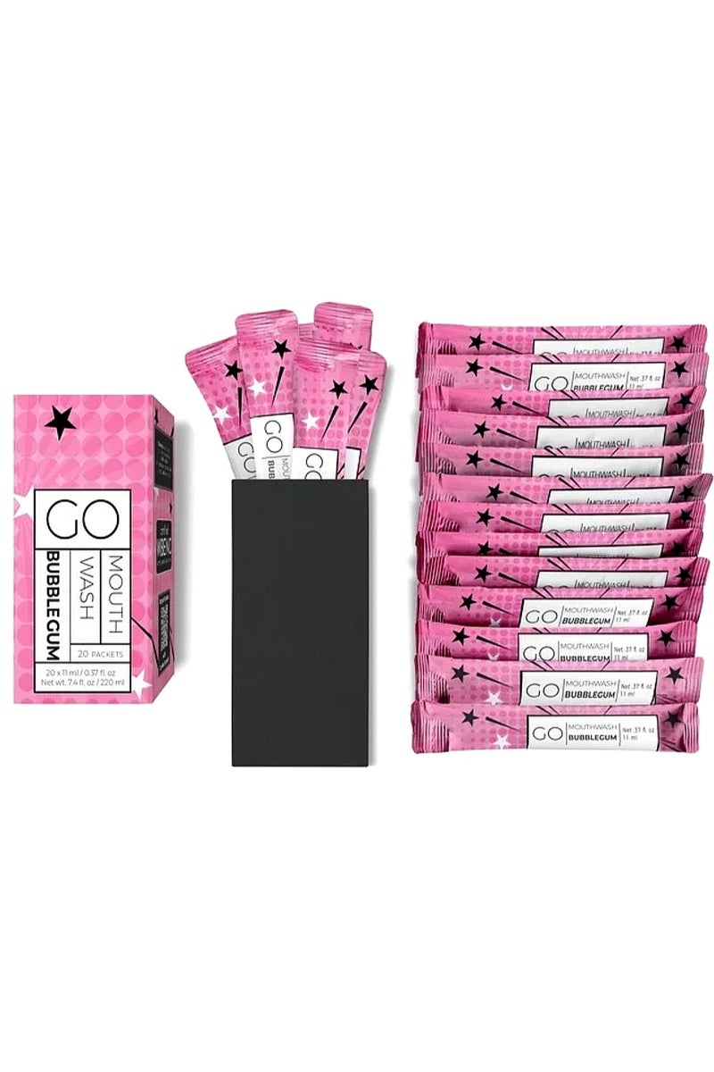 Go Mouthwash MOUTH WASH BUBBLEGUM 20X11ML(20PACKETS) - Image 2