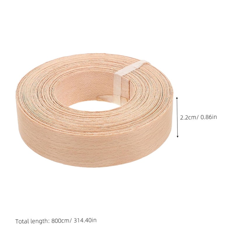 شريط حافة قشرة البلوط البيج سميك تقليم حواف أثاث خشب طبيعي - Image 3