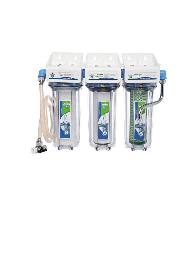 NATIONAL GREEN National -Triple Clear Water Purification Filter System with Accessories - Ntwps-10R-SAN-WM-CH  - Image 1