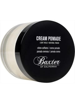 Cream Pomade for Men and Women, Natural Finish, Light Hold, Barbershop Quality, Smooths Classic Looks, Perfect for Texturizing Straight or Wavy Hair, 2 Ounce